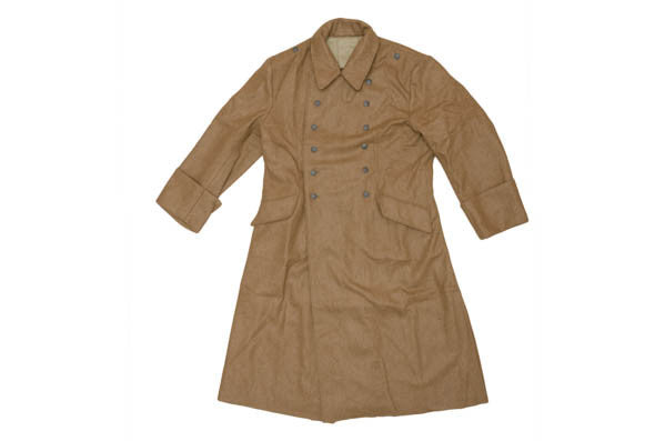 DAK Tropical Greatcoat (Mantel) in brown wool | Luftwaffe Supplies