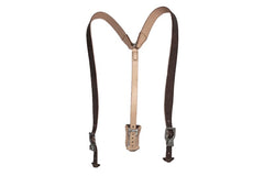 luftaffe brown y straps for fallschirmjäger and field divisions