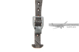 detail of thr steel hooks on thr luftwaffe y-straps for fallschirmjager or field division
