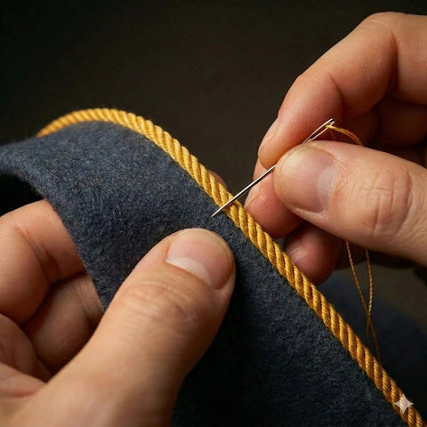 Sewing of Collar rope