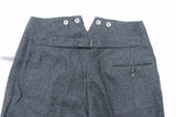 Luftwaffe straight trousers back strap