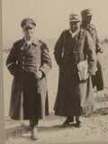 German officer wearing the German tropical greatcoat in North Africa