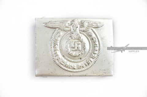 Waffen-SS steel Buckle - Silver