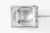 rear view of the Luftwaffe 1st pattern aluminum buckle 