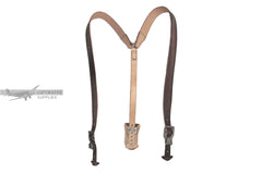 luftaffe brown y straps for fallschirmjäger and field divisions