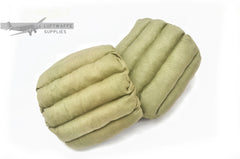 Fallschirmjäger knee pads in green canvas